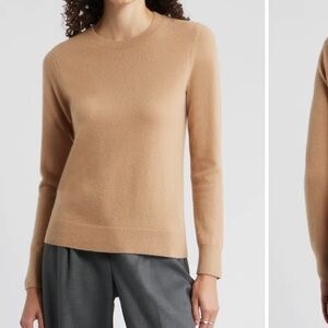 Halogen Cashmere Crewneck Sweater
